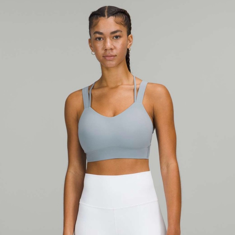 Lululemon Like A Cloud Longline Bra D/DD Cup Chambray